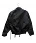 SOSHIOTSUKI (ソウシ オオツキ) 2WAY TIED FLIGHT JACKET ブラック サイズ:44：40000円