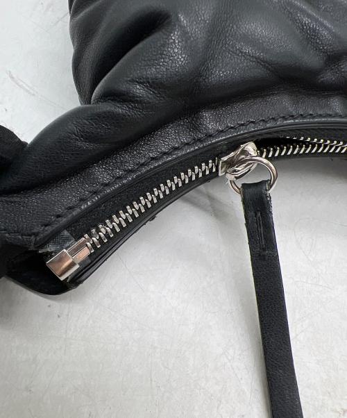 Maison Margiela（メゾンマルジェラ）Maison Margiela (メゾンマルジェラ) ハンドバッグ/グラムスラム ホーボー スモール ブラックの古着・服飾アイテム