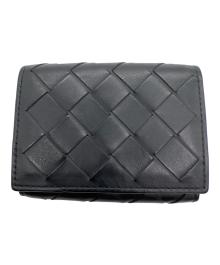 BOTTEGA VENETA（ボッテガベネタ）の古着「コンパクトウォレット」｜ブラック