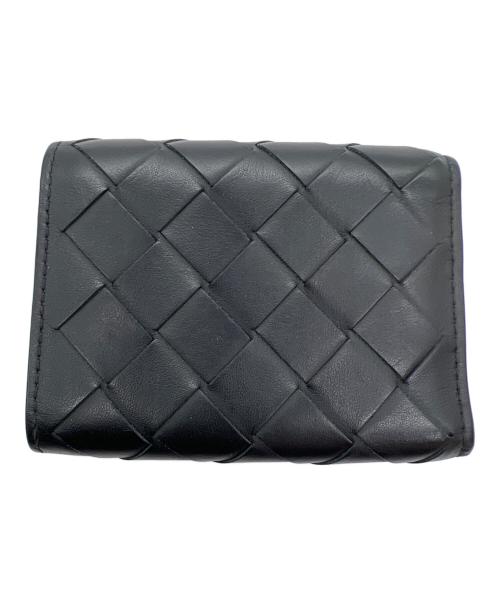 BOTTEGA VENETA（ボッテガベネタ）BOTTEGA VENETA (ボッテガベネタ) コンパクトウォレット ブラックの古着・服飾アイテム