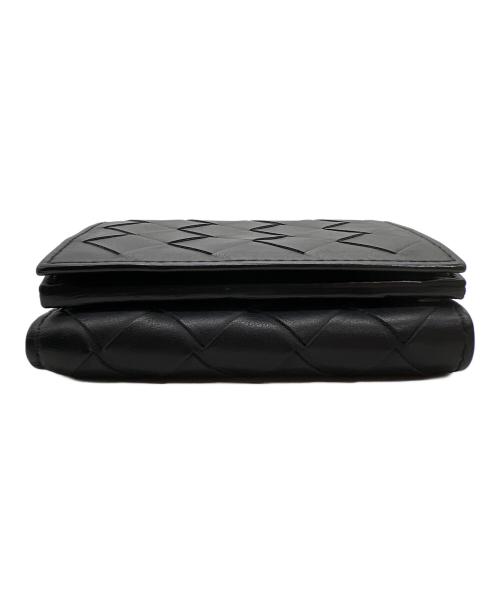 BOTTEGA VENETA（ボッテガベネタ）BOTTEGA VENETA (ボッテガベネタ) コンパクトウォレット ブラックの古着・服飾アイテム