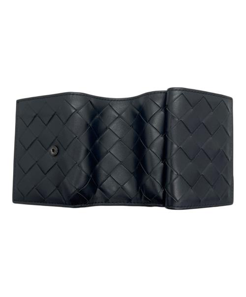 BOTTEGA VENETA（ボッテガベネタ）BOTTEGA VENETA (ボッテガベネタ) コンパクトウォレット ブラックの古着・服飾アイテム