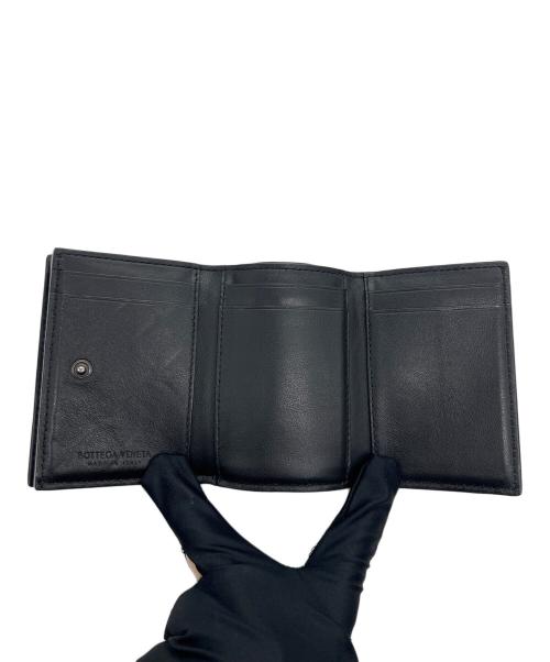BOTTEGA VENETA（ボッテガベネタ）BOTTEGA VENETA (ボッテガベネタ) コンパクトウォレット ブラックの古着・服飾アイテム