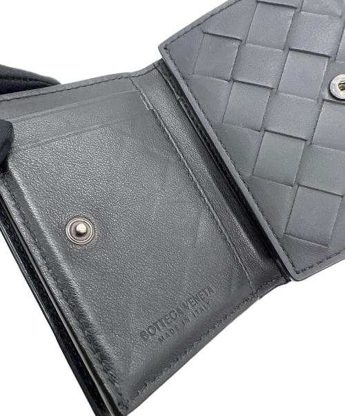 BOTTEGA VENETA（ボッテガベネタ）BOTTEGA VENETA (ボッテガベネタ) コンパクトウォレット ブラックの古着・服飾アイテム