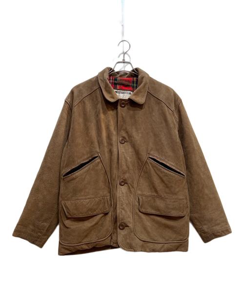 CHEVIGNON（シェビニオン）CHEVIGNON (シェビニオン) レザージャケット ブラウン サイズ:Lの古着・服飾アイテム