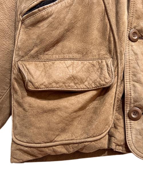 CHEVIGNON（シェビニオン）CHEVIGNON (シェビニオン) レザージャケット ブラウン サイズ:Lの古着・服飾アイテム