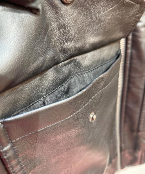 LEVI'S（リーバイス）LEVI'S (リーバイス) MA-1スタイルエコレザージャケット ブラック サイズ:Lの古着・服飾アイテム