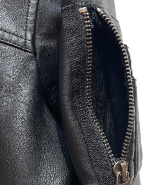 LEVI'S（リーバイス）LEVI'S (リーバイス) MA-1スタイルエコレザージャケット ブラック サイズ:Lの古着・服飾アイテム