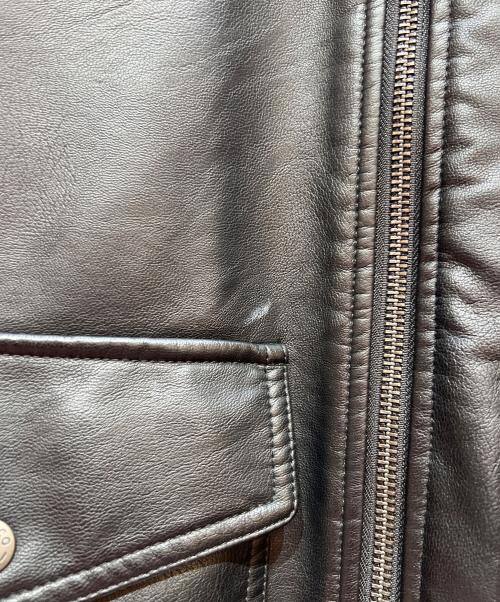LEVI'S（リーバイス）LEVI'S (リーバイス) MA-1スタイルエコレザージャケット ブラック サイズ:Lの古着・服飾アイテム