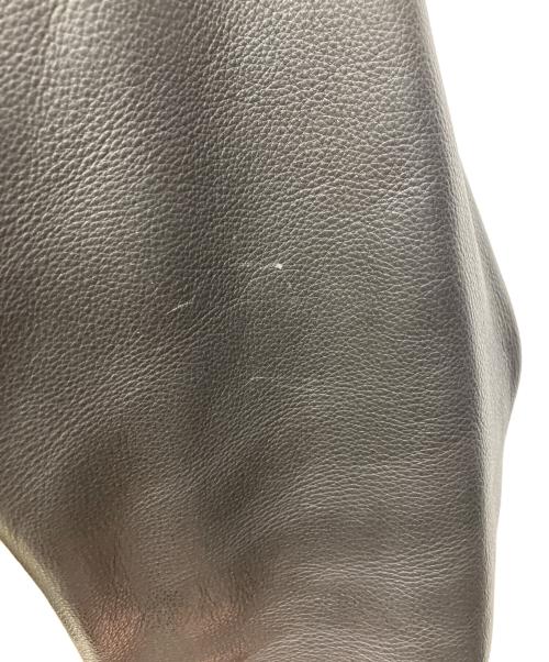 DUPLEIX（デュプレクス）DUPLEIX (デュプレクス) 切替ジャケット ブラウン×ブラック サイズ:3の古着・服飾アイテム