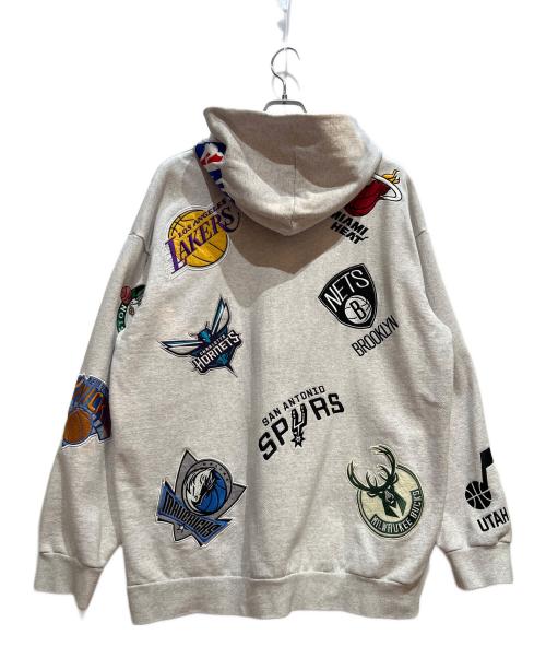 NBA（エヌビーエー）NBA (エヌビーエー) FREAK'S STORE (フリークスストア) パーカー アイボリー サイズ:Lの古着・服飾アイテム