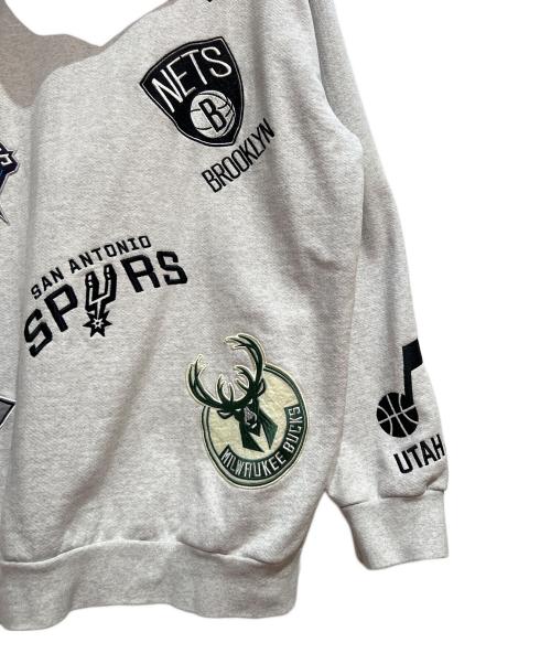 NBA（エヌビーエー）NBA (エヌビーエー) FREAK'S STORE (フリークスストア) パーカー アイボリー サイズ:Lの古着・服飾アイテム