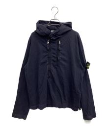 STONE ISLAND（ストーンアイランド）の古着「ハーフジップフーディスウェット」｜ネイビー