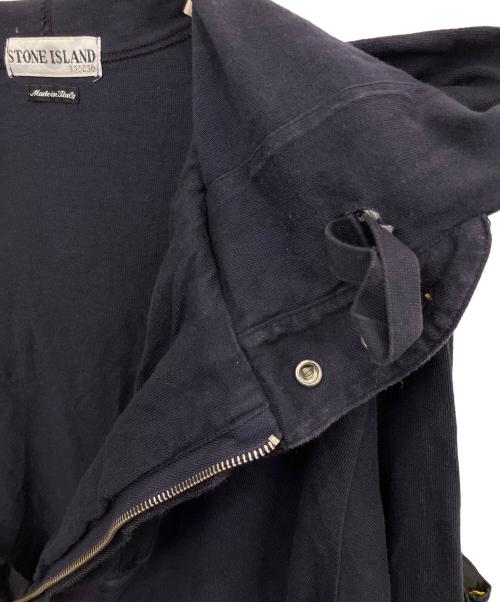 STONE ISLAND（ストーンアイランド）STONE ISLAND (ストーンアイランド) ハーフジップフーディスウェット ネイビー サイズ:SIZE Sの古着・服飾アイテム