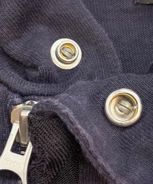 STONE ISLAND（ストーンアイランド）STONE ISLAND (ストーンアイランド) ハーフジップフーディスウェット ネイビー サイズ:SIZE Sの古着・服飾アイテム