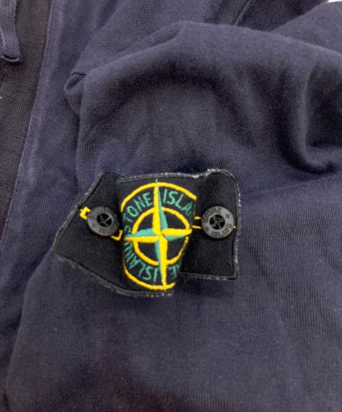 STONE ISLAND（ストーンアイランド）STONE ISLAND (ストーンアイランド) ハーフジップフーディスウェット ネイビー サイズ:SIZE Sの古着・服飾アイテム