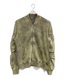 DIESEL（ディーゼル）の古着「S-GINNET MA-1 JACKET」｜黄緑