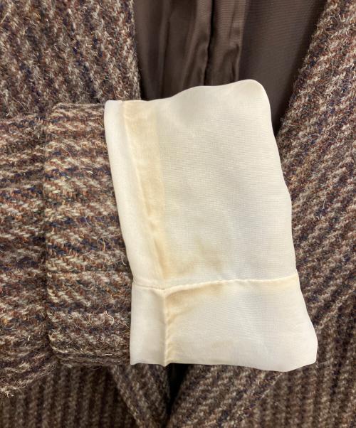 Harris Tweed（ハリスツイード）Harris Tweed (ハリスツイード) テーラードジャケット ブラウン サイズ:SIZE 不明の古着・服飾アイテム