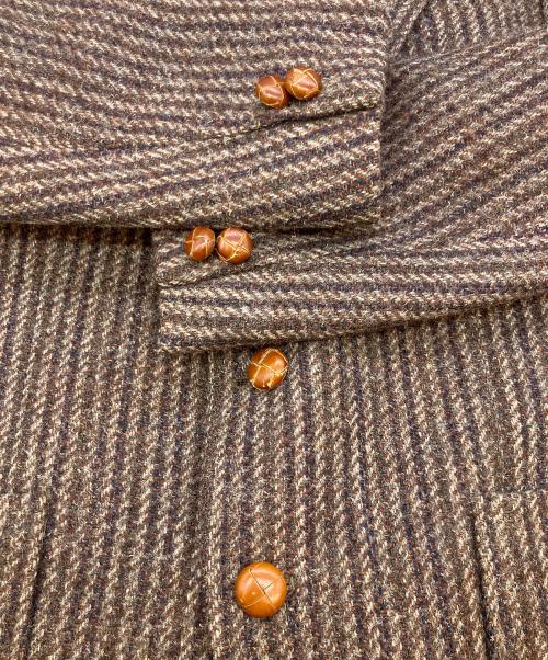 Harris Tweed（ハリスツイード）Harris Tweed (ハリスツイード) テーラードジャケット ブラウン サイズ:SIZE 不明の古着・服飾アイテム