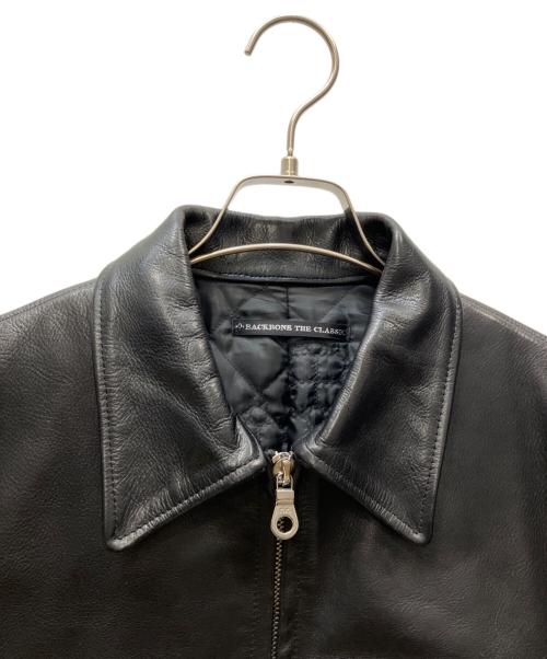 backbone the classic（バックボーンザクラシック）BACKBONE THE CLASSIC (バックボーンザクラシック) ライダースジャケット ブラック サイズ:Sの古着・服飾アイテム