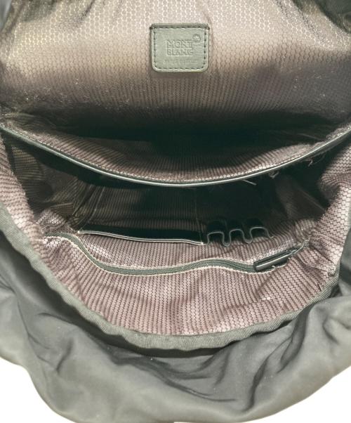 MONTBLANC（モンブラン）MONTBLANC (モンブラン) マイモンブラン ナイトフライト フラップ付き バックパック ブラックの古着・服飾アイテム