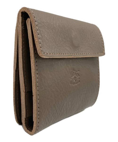 IL BISONTE（イル ビゾンテ）IL BISONTE (イル ビゾンテ) IL BISONTE(イルビゾンテ) 2つ折り財布 グレーの古着・服飾アイテム