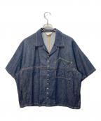 jiedaジエダ）の古着「オーバーサイズデニムシャツ」｜ネイビー