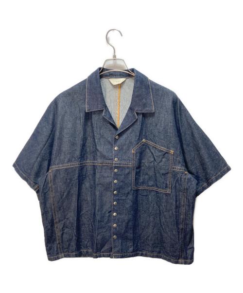 jieda（ジエダ）Jieda (ジエダ) オーバーサイズデニムシャツ ネイビー サイズ:SIZE 1の古着・服飾アイテム