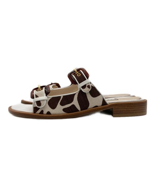 NEBULONIE（ネブローニ）NEBULONIE (ネブローニ) サンダル ブラウン サイズ:39の古着・服飾アイテム