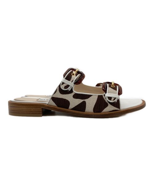 NEBULONIE（ネブローニ）NEBULONIE (ネブローニ) サンダル ブラウン サイズ:39の古着・服飾アイテム