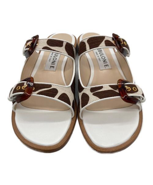 NEBULONIE（ネブローニ）NEBULONIE (ネブローニ) サンダル ブラウン サイズ:39の古着・服飾アイテム