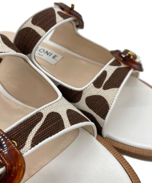 NEBULONIE（ネブローニ）NEBULONIE (ネブローニ) サンダル ブラウン サイズ:39の古着・服飾アイテム