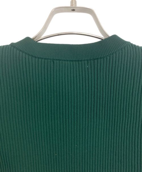 UN3D.（アンスリード）UN3D. (アンスリード) H/S short KT TOP グリーン サイズ:36の古着・服飾アイテム