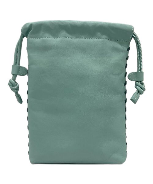 PAUL SMITH（ポールスミス）PAUL SMITH (ポールスミス) Paul Smith ショルダーレザーハンドステッチバッグ ブルーの古着・服飾アイテム