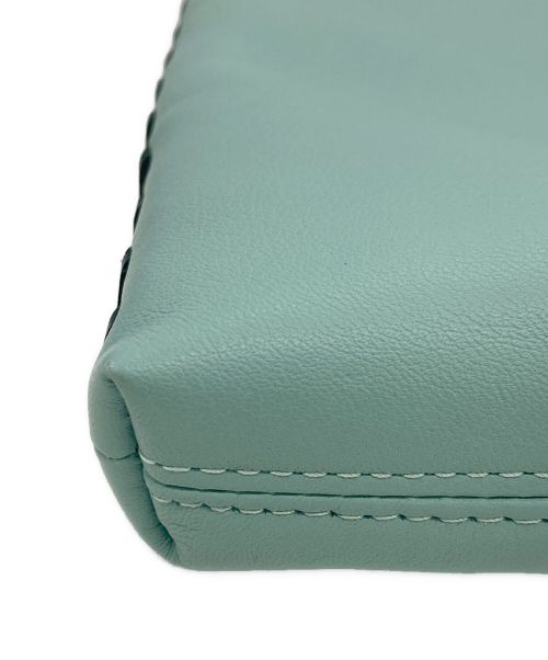 PAUL SMITH（ポールスミス）PAUL SMITH (ポールスミス) Paul Smith ショルダーレザーハンドステッチバッグ ブルーの古着・服飾アイテム