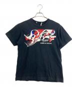 COMME des GARCONS×taro okamotoコムデギャルソン×タロウオカモト）の古着「COMME des GARCONS(コムデギャルソン) × taro okamoto(タロウオカモト) 半袖カットソー」｜ブラック