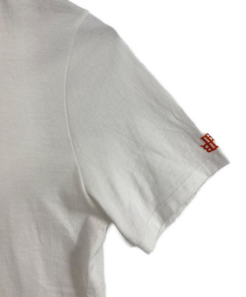 Lily Brown（リリーブラウン）Lily Brown (リリーブラウン) MARY QUANT (マリークヮント) Lily Brown × MARY QUANT リンガーTシャツ ホワイト サイズ:ONE SIZEの古着・服飾アイテム