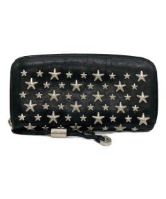 中古・古着通販】JIMMY CHOO (ジミーチュウ) スタッズ3つ折り財布 メ