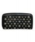 JIMMY CHOO (ジミーチュウ) JIMMY CHOO(ジミーチュウ) ラウンドファスナー 長財布 ブラック：6000円