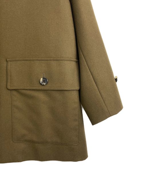 MARGARET HOWELL（マーガレットハウエル）MARGARET HOWELL (マーガレットハウエル) スタンドカラーミドルコート ブラウン サイズ:Sの古着・服飾アイテム