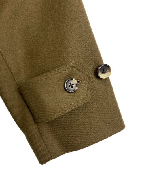 MARGARET HOWELL（マーガレットハウエル）MARGARET HOWELL (マーガレットハウエル) スタンドカラーミドルコート ブラウン サイズ:Sの古着・服飾アイテム