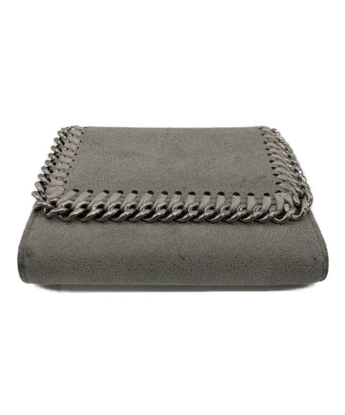 STELLA McCARTNEY（ステラマッカートニー）STELLA McCARTNEY (ステラマッカートニー) STELLA McCARTNEY ファラベラ スモールフラップウォレット グレーの古着・服飾アイテム