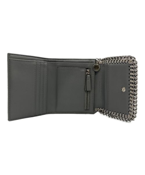 STELLA McCARTNEY（ステラマッカートニー）STELLA McCARTNEY (ステラマッカートニー) STELLA McCARTNEY ファラベラ スモールフラップウォレット グレーの古着・服飾アイテム