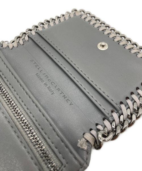 STELLA McCARTNEY（ステラマッカートニー）STELLA McCARTNEY (ステラマッカートニー) STELLA McCARTNEY ファラベラ スモールフラップウォレット グレーの古着・服飾アイテム
