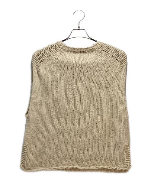 chignon（シニヨン）chignon (シニヨン) CHIGNON ハンドニットコクーンPO ベージュ サイズ:Fの古着・服飾アイテム