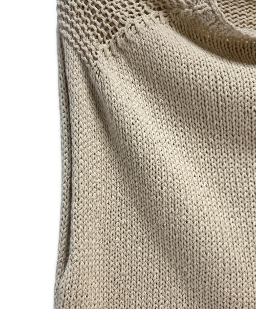 chignon（シニヨン）chignon (シニヨン) CHIGNON ハンドニットコクーンPO ベージュ サイズ:Fの古着・服飾アイテム