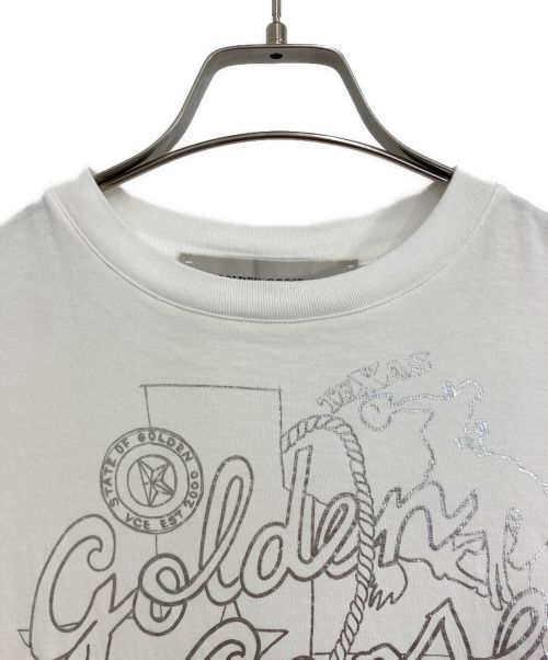 GOLDEN GOOSE（ゴールデングース）GOLDEN GOOSE (ゴールデングース) GOLDEN GOOSE Tシャツ ホワイト サイズ:XSの古着・服飾アイテム