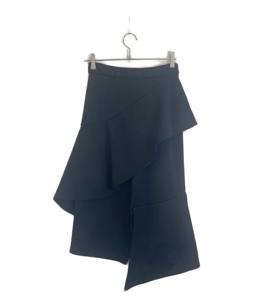 AKIRA NAKA（アキラナカ）AKIRA NAKA (アキラナカ) ドレープスカート ブラック サイズ:2の古着・服飾アイテム