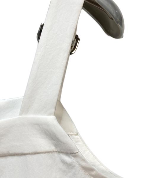 UN3D.（アンスリード）UN3D. (アンスリード) UN3D.（アンスリード）ヘムギャザーシャツキャミソール ホワイト サイズ:Fの古着・服飾アイテム