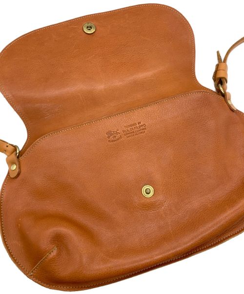 IL BISONTE（イル ビゾンテ）IL BISONTE (イル ビゾンテ) IL BISONTE(イル ビゾンテ) ショルダーバッグ ブラウンの古着・服飾アイテム